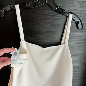 Babaton Ivory Strappy Top